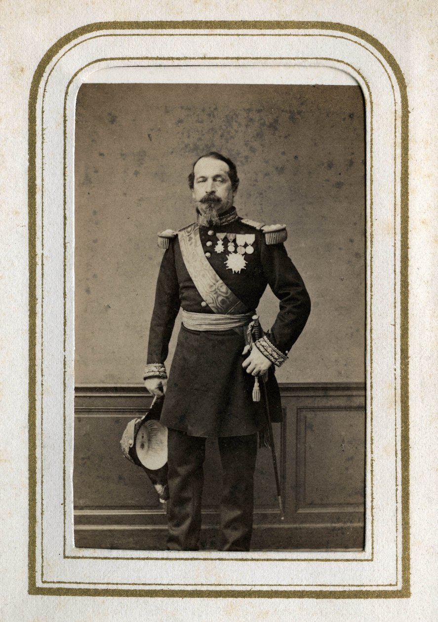 Portrett av Napoleon III (Louis-Napoleon Bonaparte) (20. april av Unknown photographer