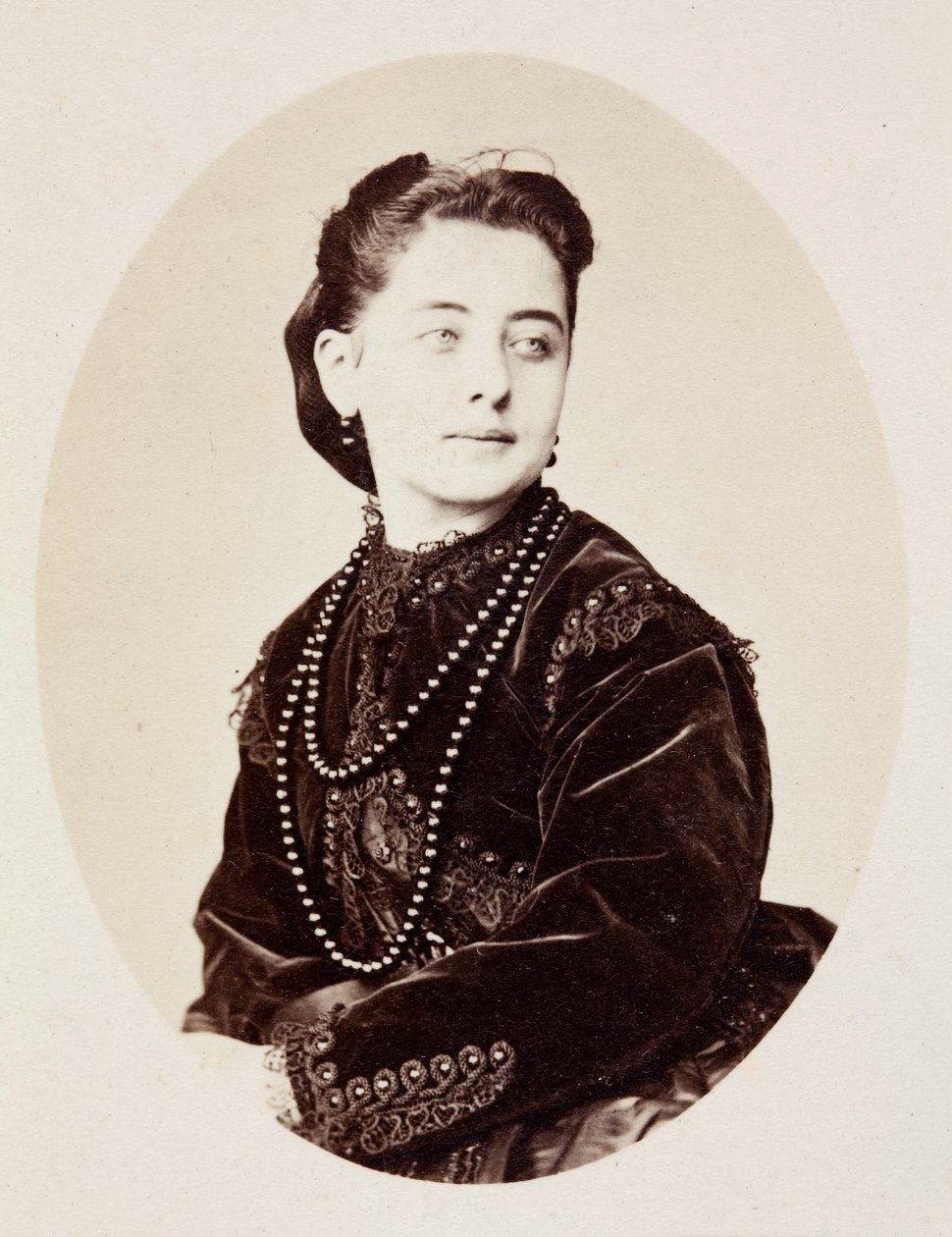 Portrett av Pauline Lucca av Unknown photographer