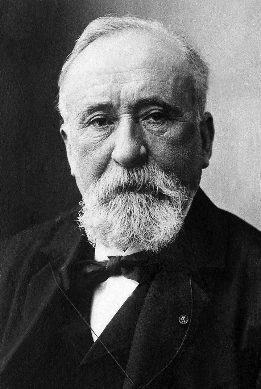 Portrett av Pierre Puvis de Chavannes (1824-1898), fransk symbolistisk maler. av Unknown photographer