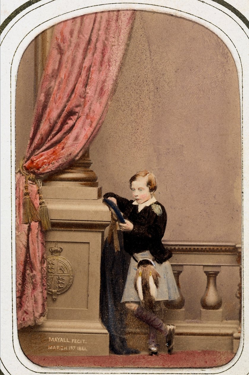Portrett av prins Leopold av England, hertug av Albany av Unknown photographer