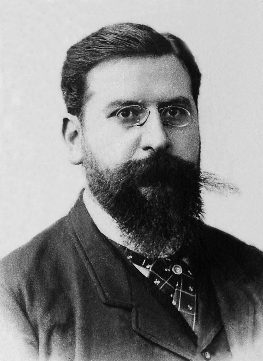Portrett av Raoul Pugno (1852-1914), pianist, han var også komponist og pianolærer ved Conservatoire de Paris. av Unknown photographer