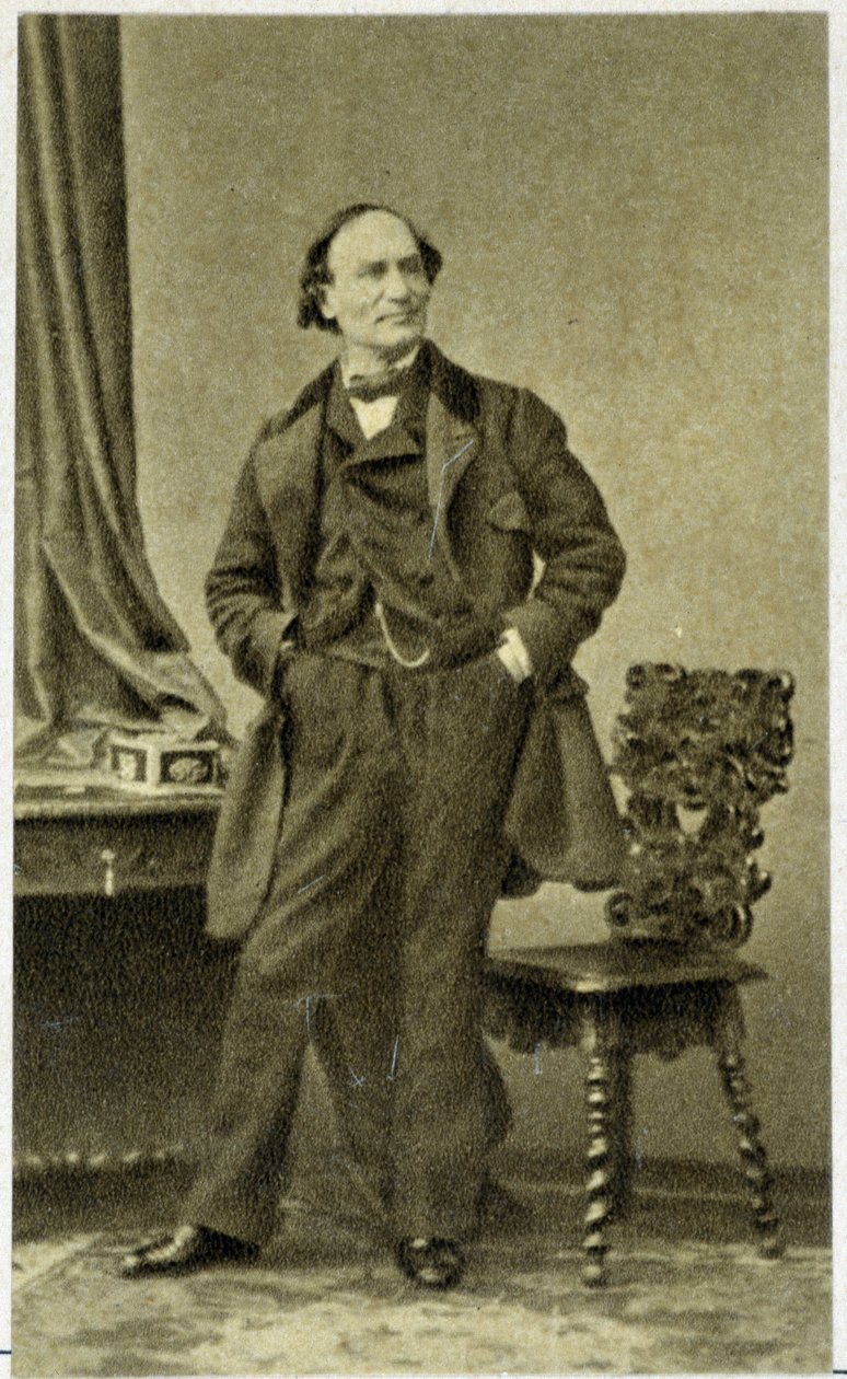 Portrett av Robert Houdin i 1855 (fransk magiker på 1800-tallet) av Unknown photographer