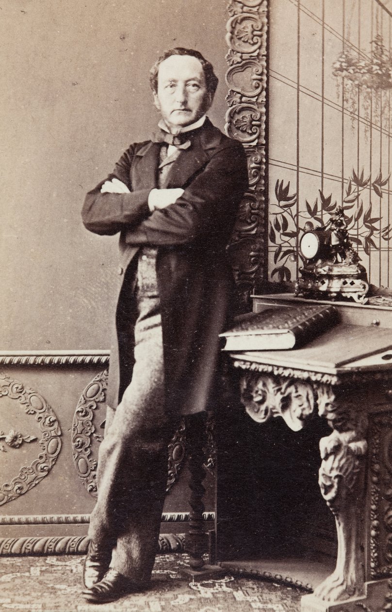 Portrett av Sigismund Thalberg av Unknown photographer