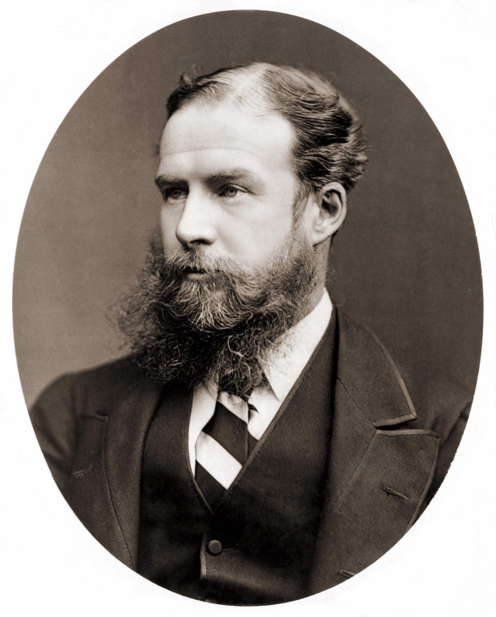 Portrett av Sir John Lubbock, baron av Avebury (1834-1913), britisk politiker, naturforsker og forhistoriker. Fotografering. av Unknown photographer