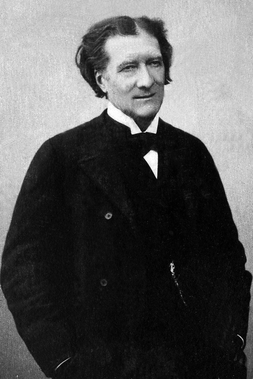 Portrett av Victorien Sardou (1831-1908), fransk dramatiker. av Unknown photographer