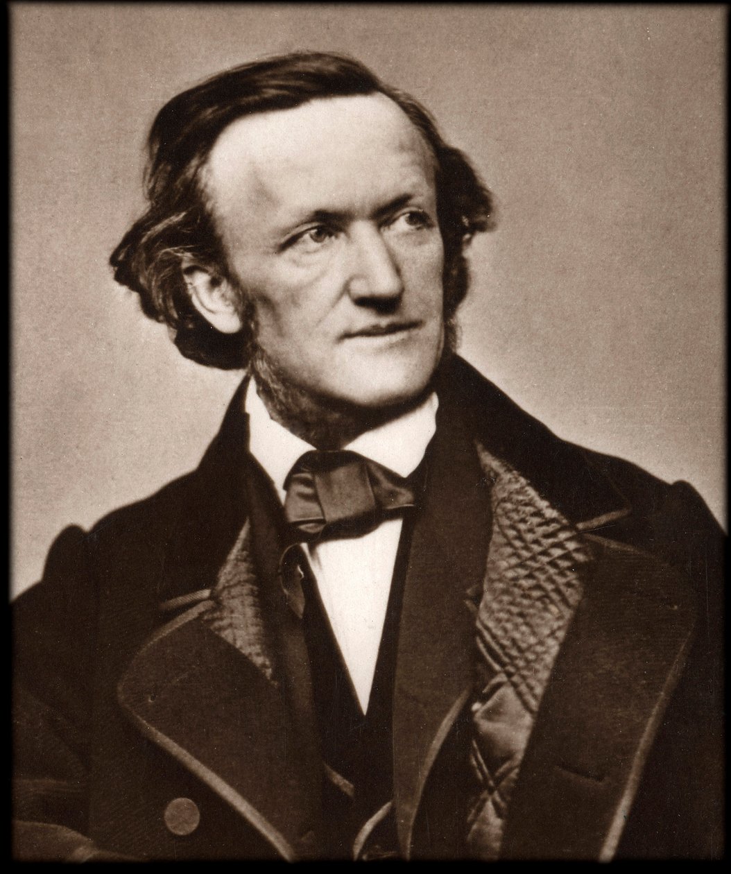 Portrett av komponist Richard Wagner (1813-1883) - Portrett av Richard Wagner (1813-1883), tysk komponist. av Unknown photographer