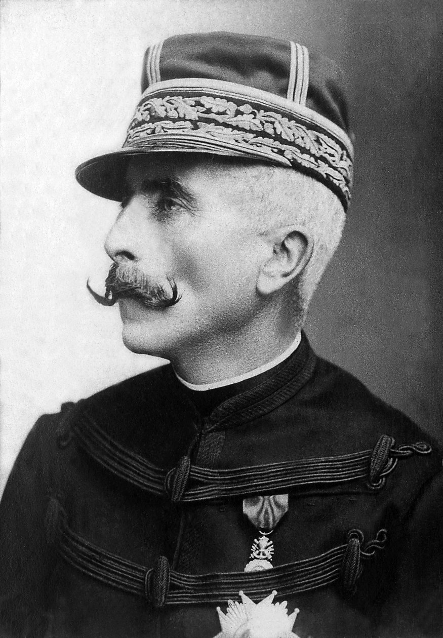 Portrett av Marquis Gaston Alexandre Auguste de Galliffet (1830-1909), general for den franske Armee. av Unknown photographer