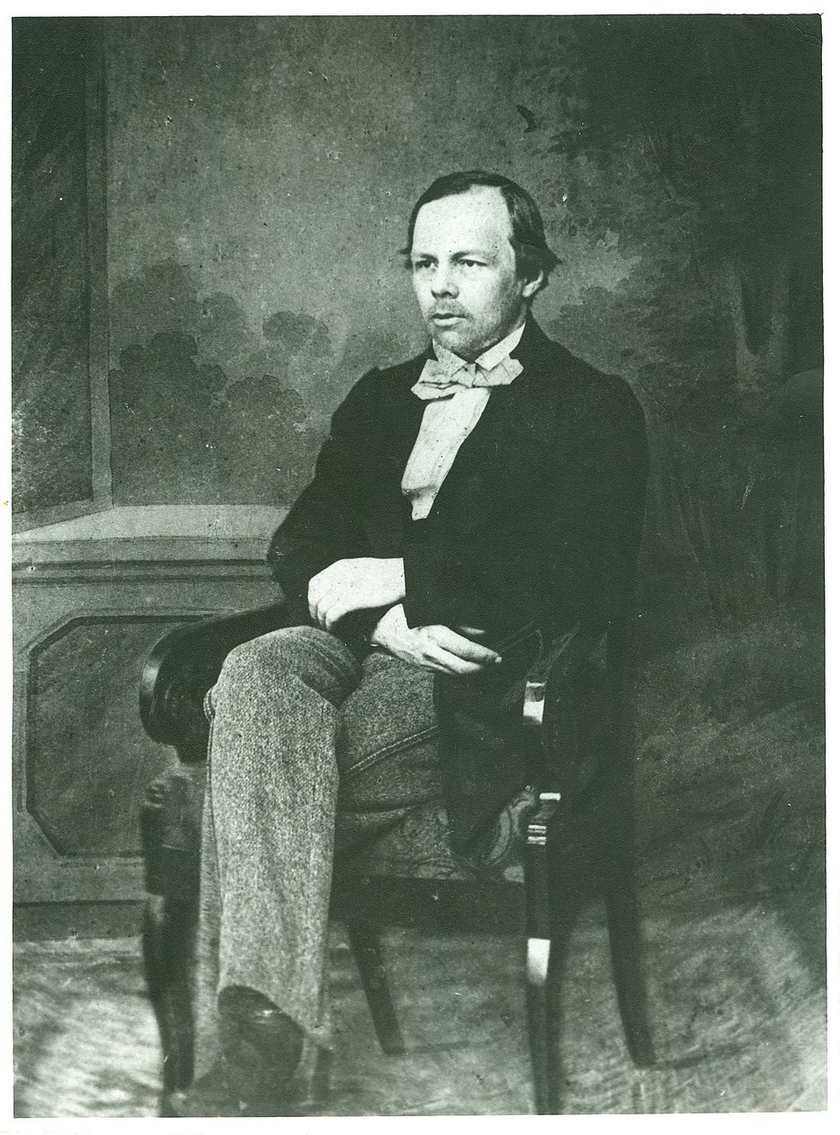 Portrett av forfatteren Fjodor Mikhaylovich Dostoyevsky (1821-1881), Anonym av Unknown photographer