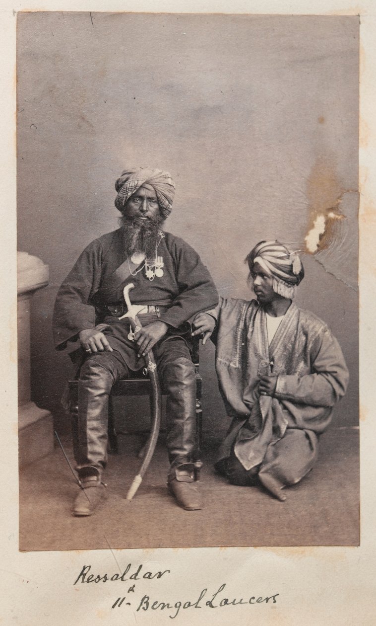 Rissaldar fra de 11. Bengal Lancers av Unknown photographer