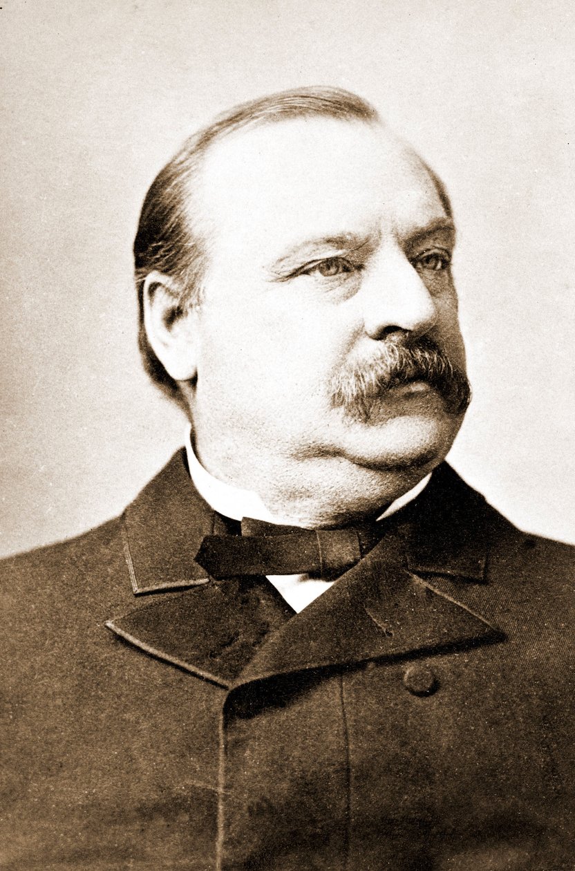 Stephen Crover Cleveland (1837-1908), president i USA. av Unknown photographer