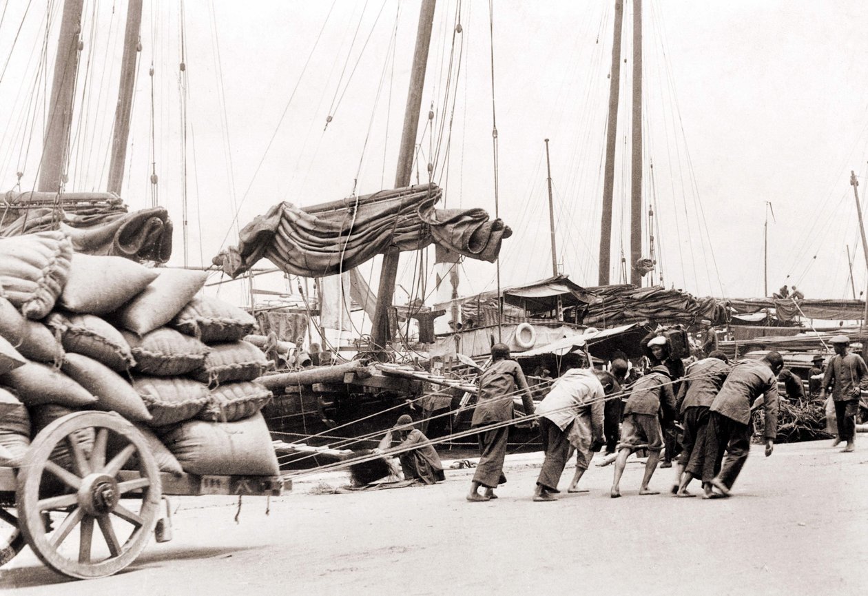 Havnen i Hong Kong rundt 1880. av Unknown photographer
