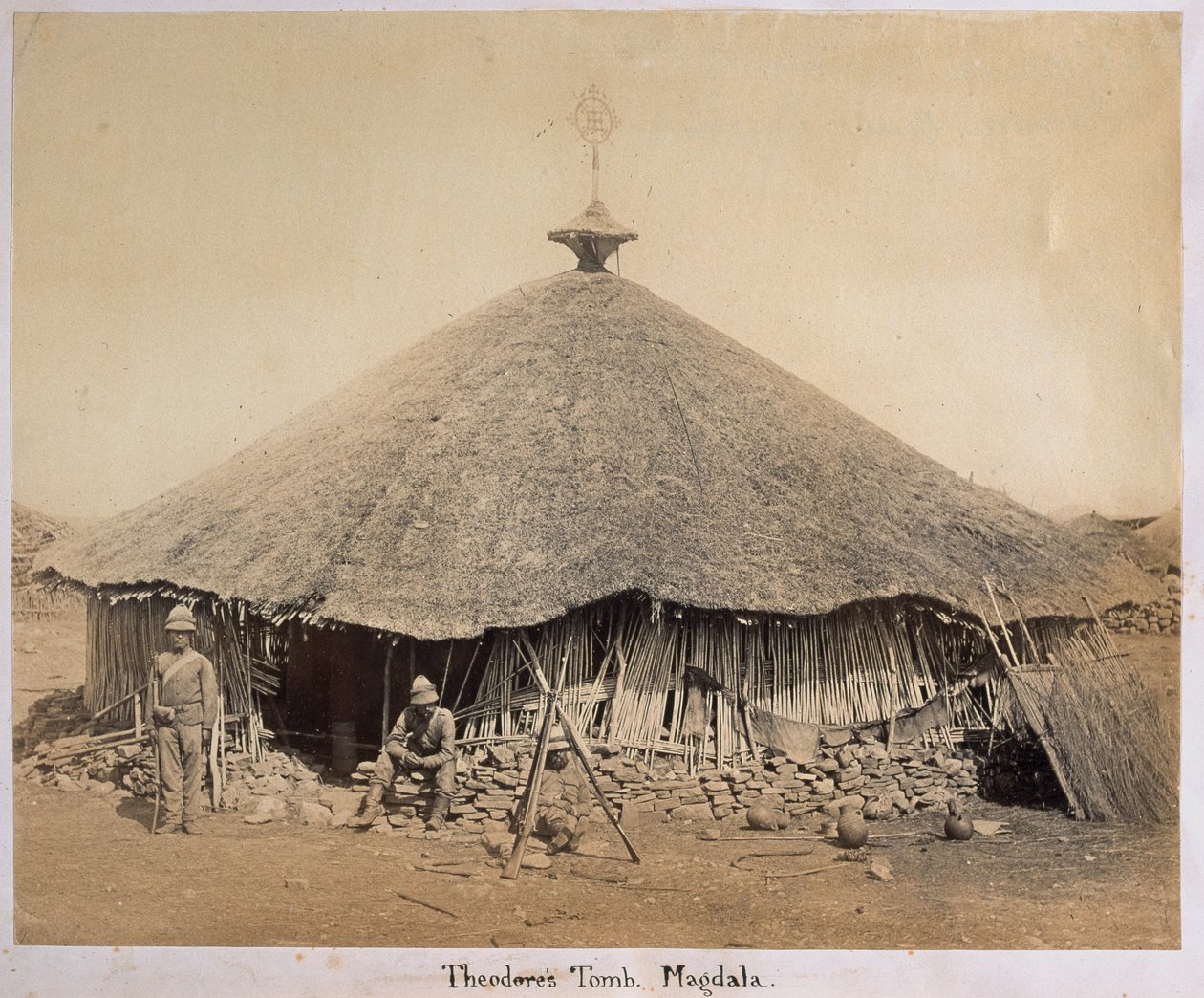 ‘Theodors grav’, Magdala, Abessinia av Unknown photographer
