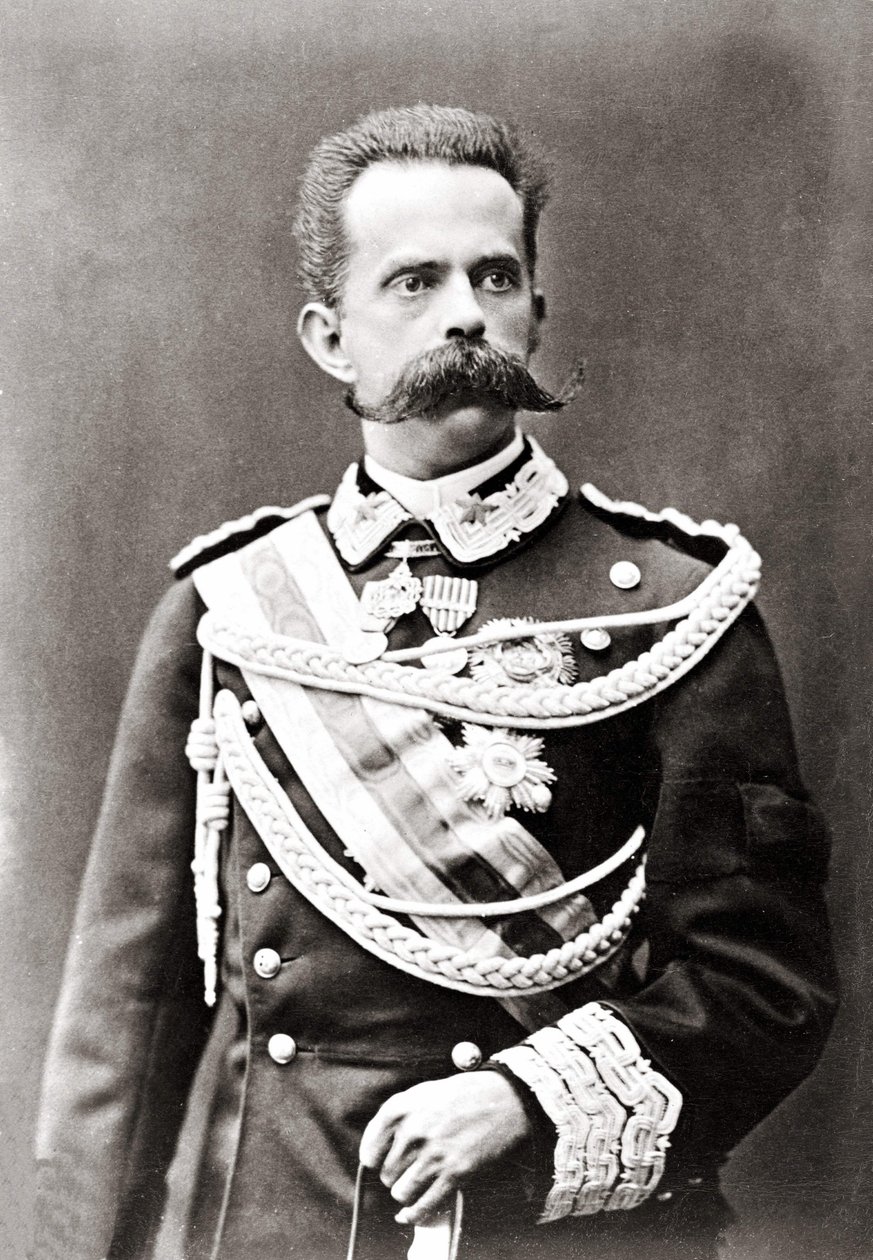 Umberto 1st King of Italy (Humbert I av Unknown photographer