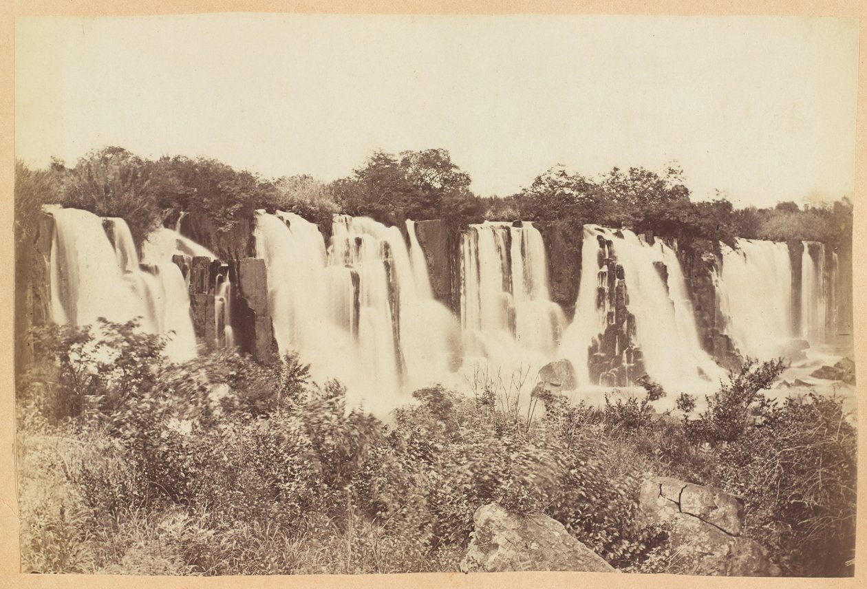 Umgeni Falls, Natal-provinsen, Sør-Afrika, 1882 ca av Unknown photographer