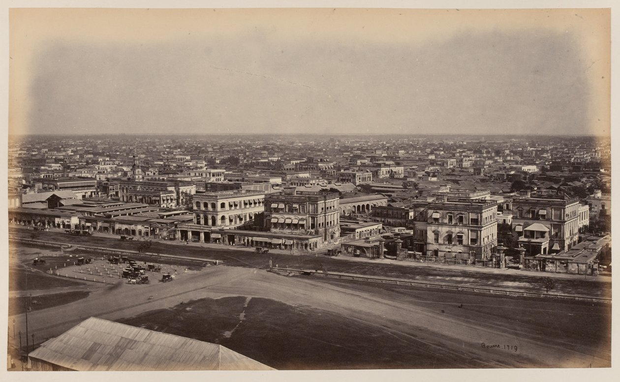 "Utsikt fra Ochterlony-monumentet", Calcutta av Unknown photographer