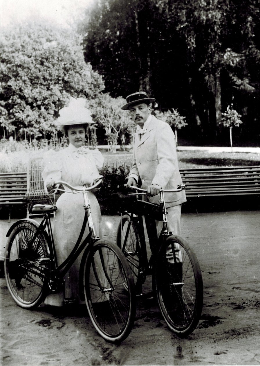 Vladimir Dmitrievich Nabokov (1870-1922) og Elena Ivanovna Rukavishnikova (1876-1939), Anonym. Fotograf av Unknown photographer