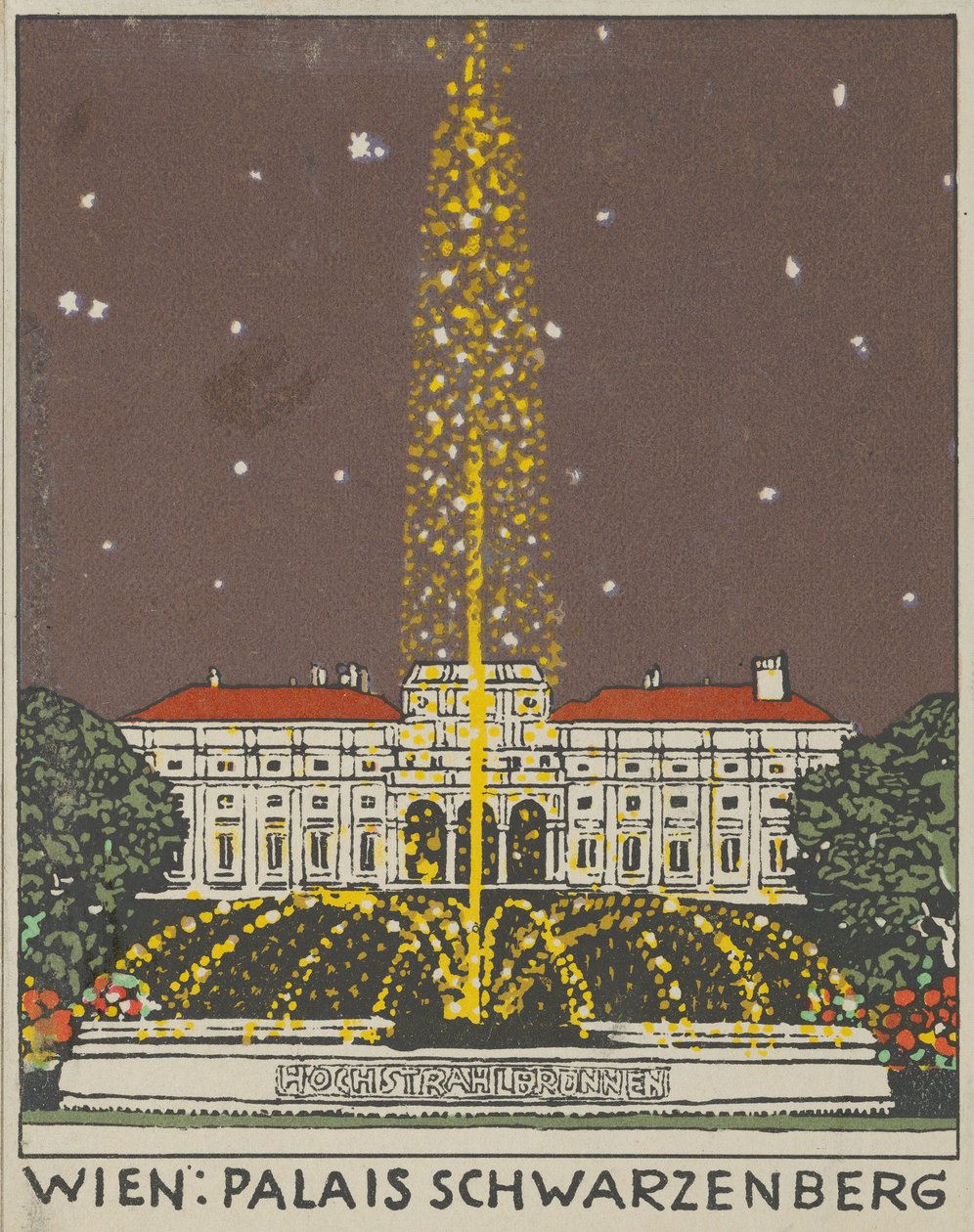 Wien: Palais Schwarzenberg, 1908. av Urban Janke.