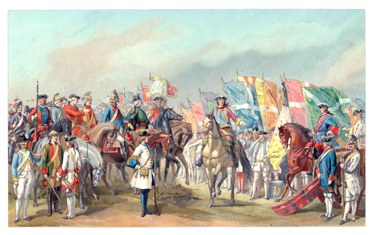 Kostymer til den franske hæren, 1885. av Urrabieta