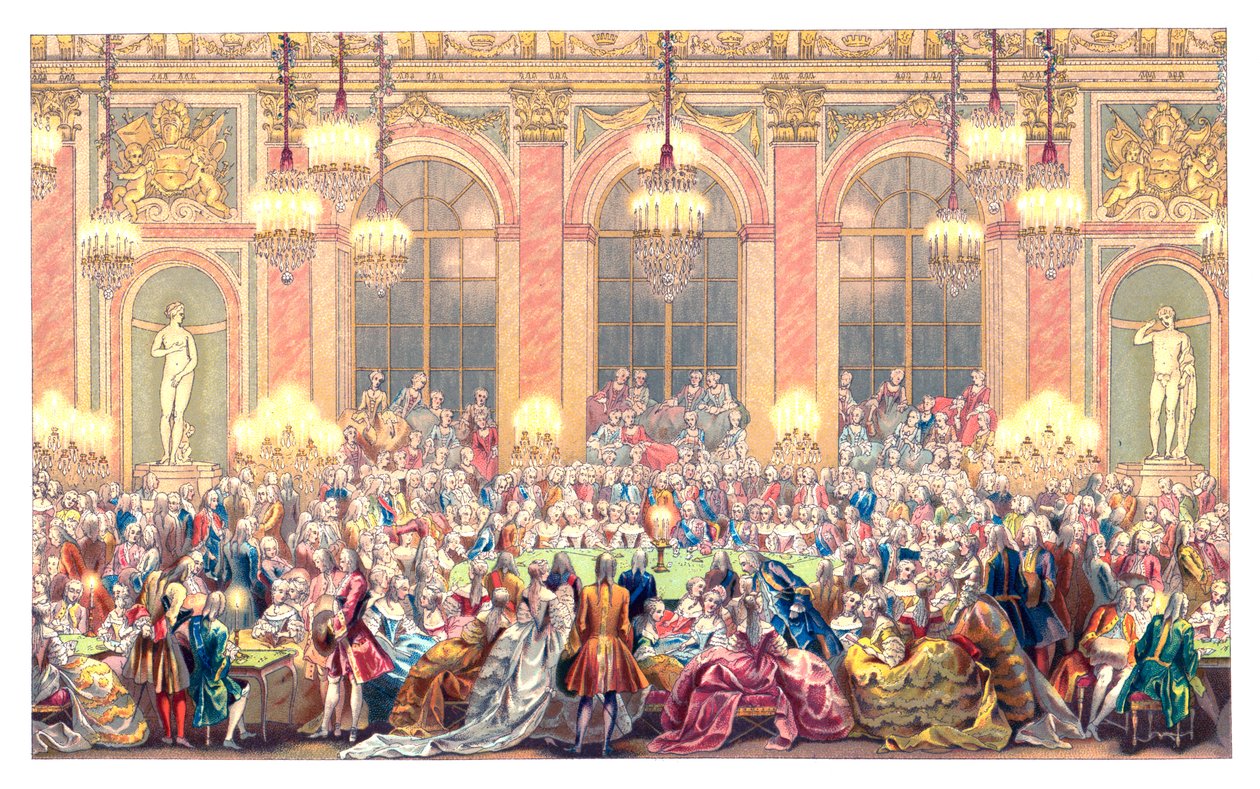 The Play of the King, 1885. av Urrabieta