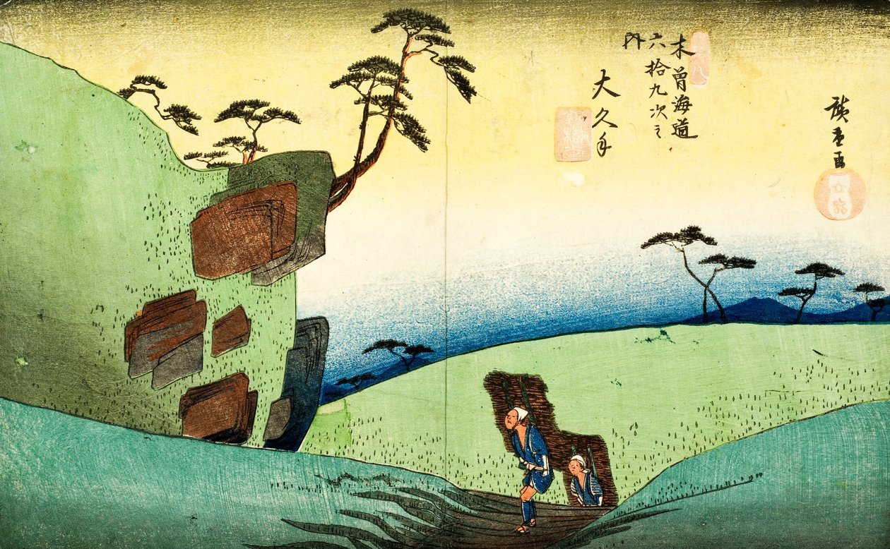 Tresnitt av Utagawa Hiroshige
