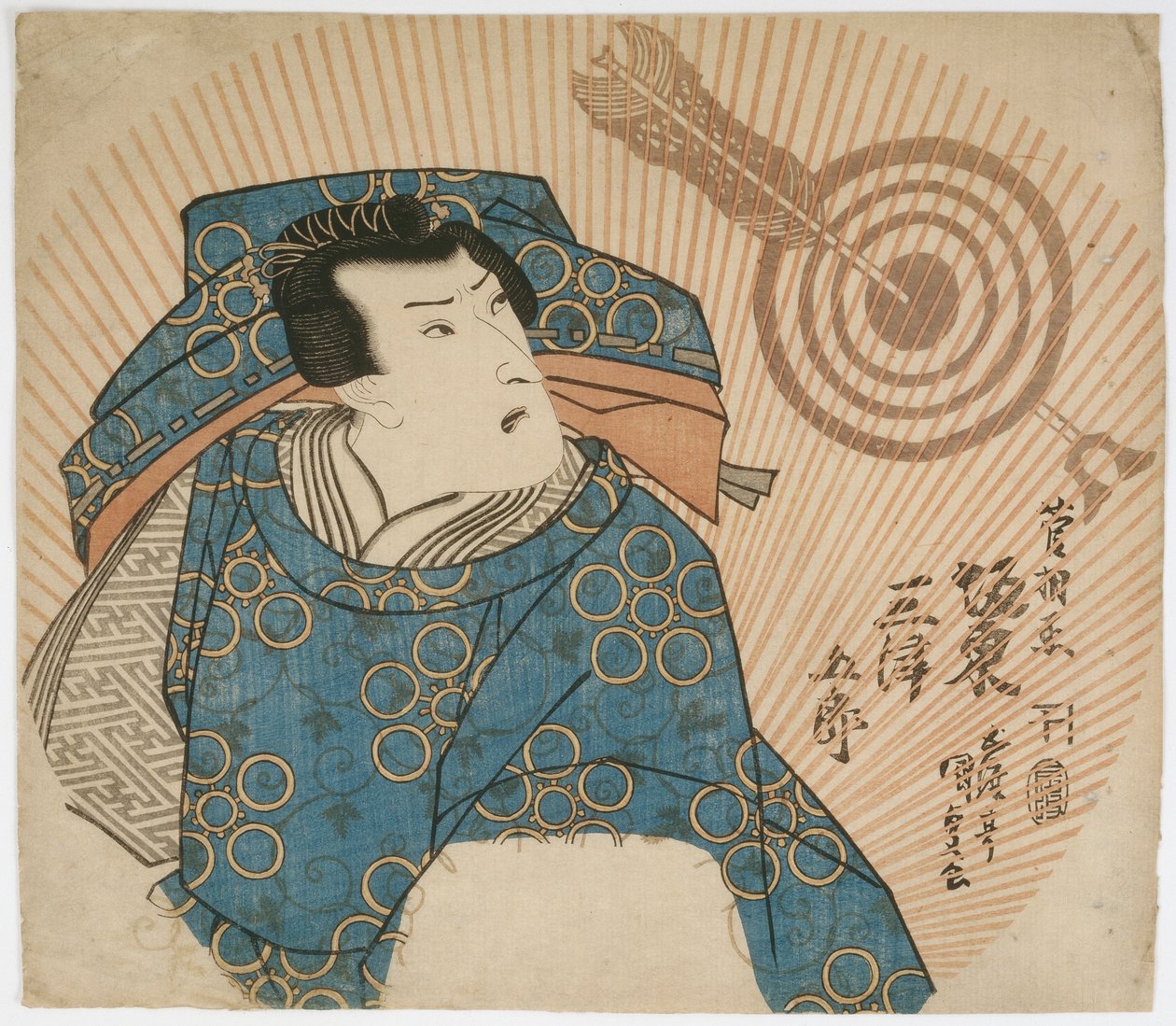 The Actor Bando Mitsugoro IV as Kan Shojo, Edo period, 1832 (colour woodblock print) av Utagawa Kunisada