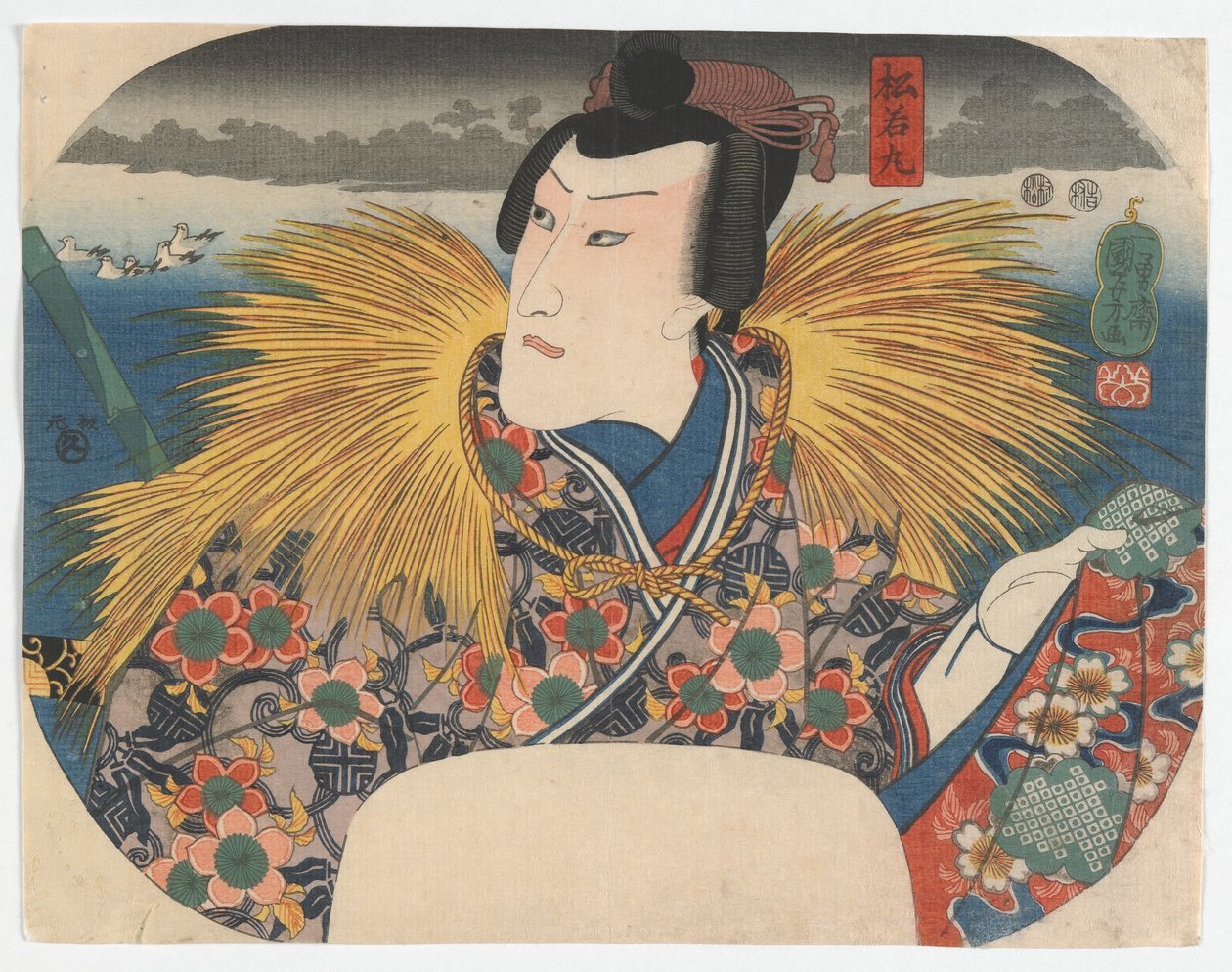 The Actor Ichikawa Danjuro VIII as Matsuwakamaru, Edo period, 1847 (colour woodblock print) av Utagawa Kuniyoshi