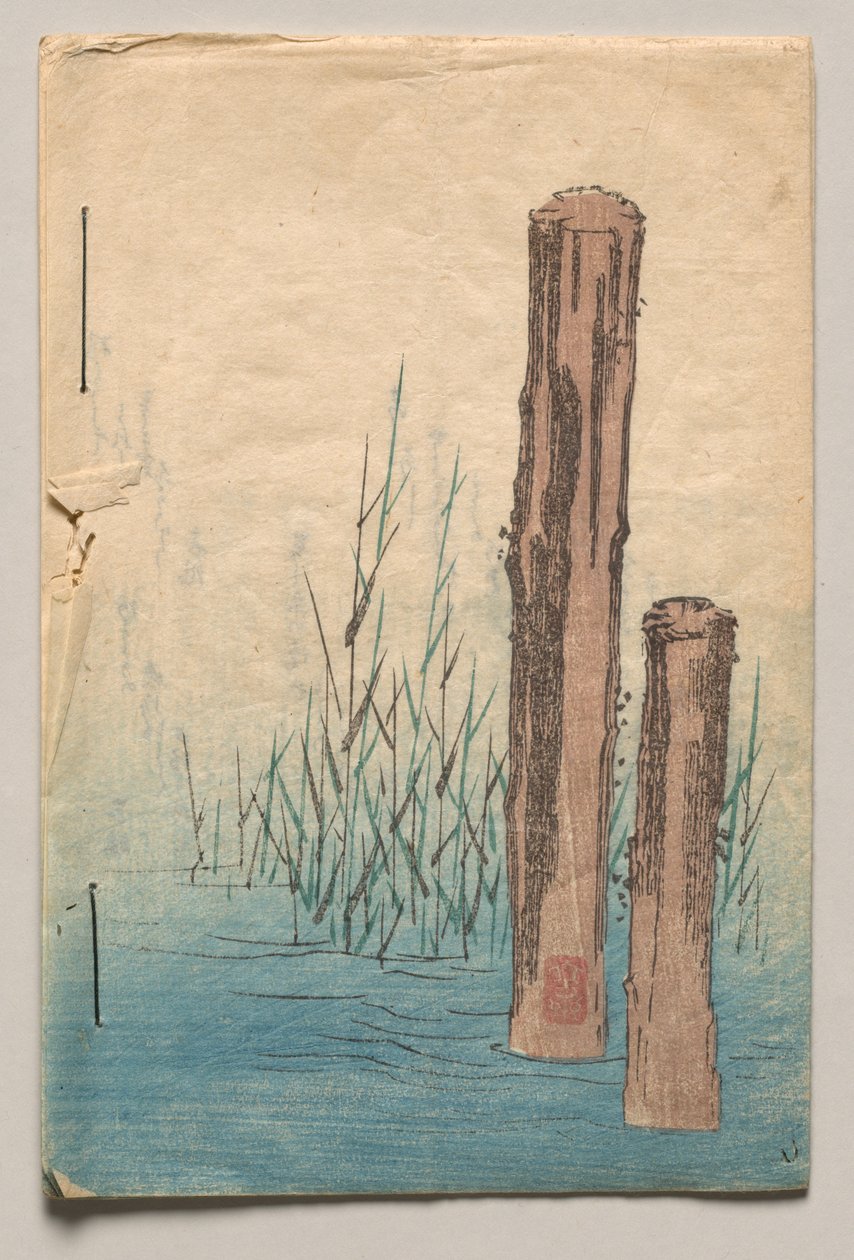 Baksiden av *Verses for Winter and Spring* av Utagawa Hiroshige
