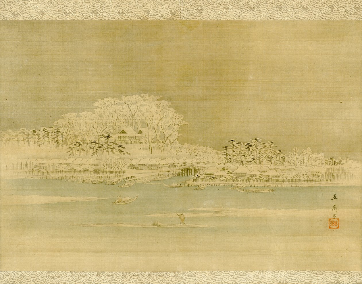 Rive Sumida av Utagawa Hiroshige
