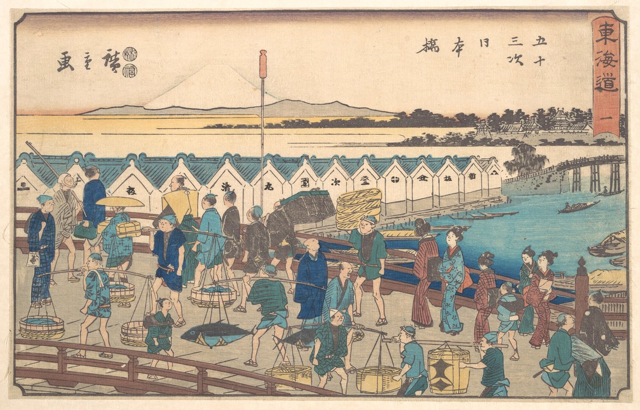 Nihonbashi av Utagawa Hiroshige