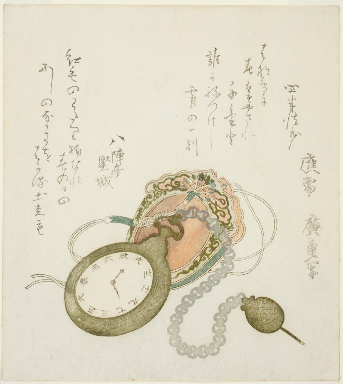 Lommeur av Utagawa Hiroshige