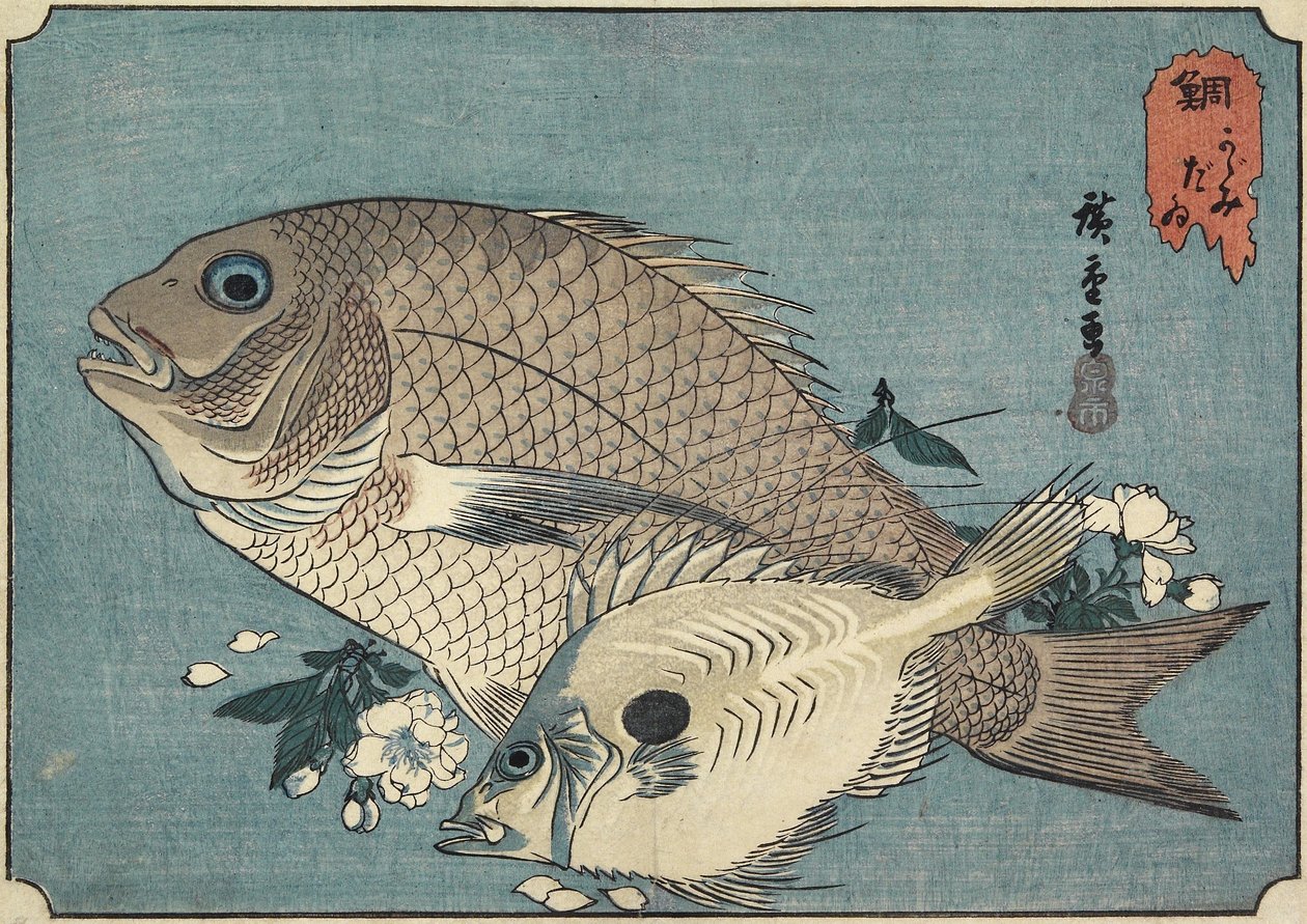 Brasmer, tidlig på 1800-tallet av Utagawa Hiroshige
