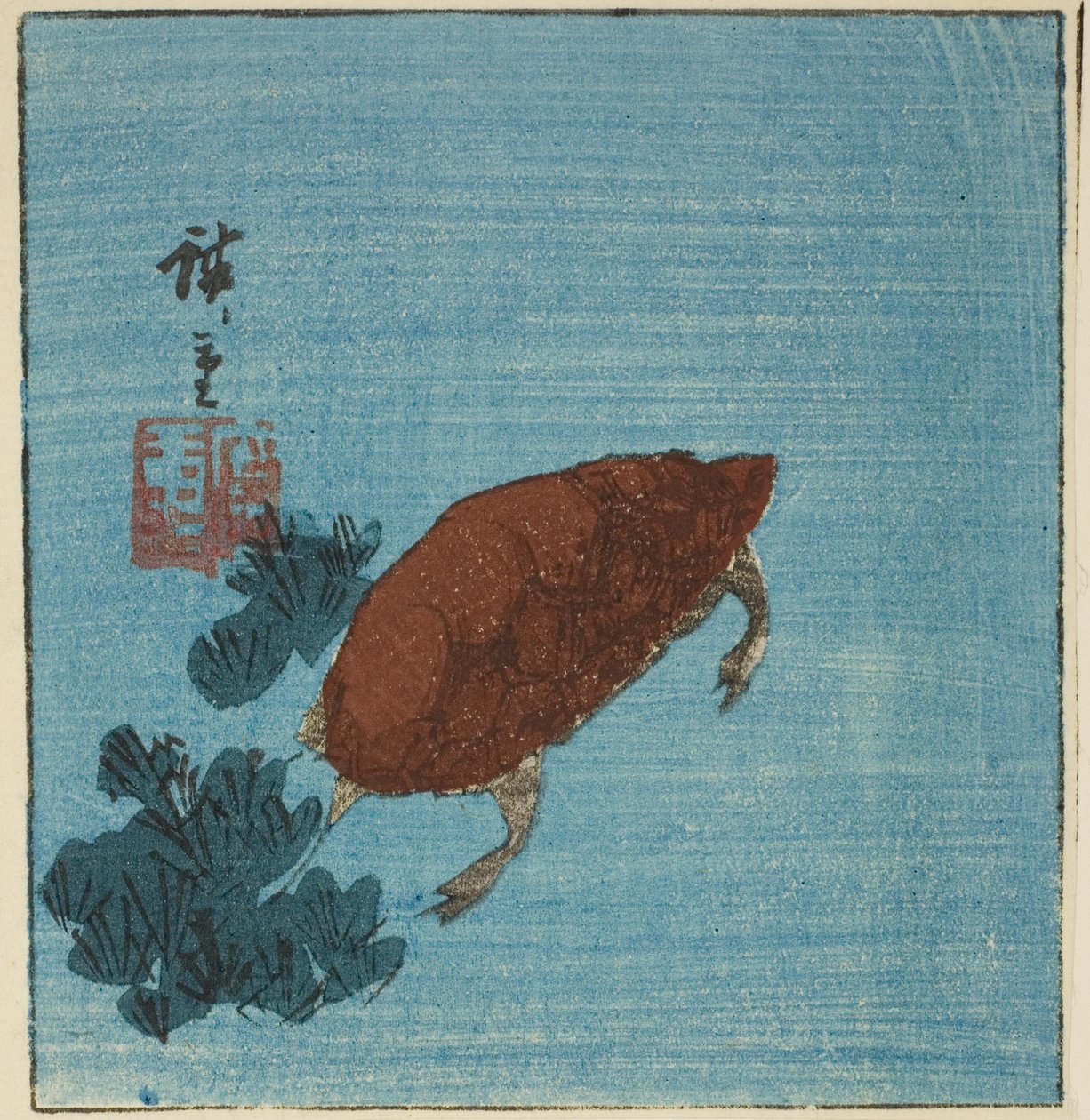 Skilpadde av Utagawa Hiroshige