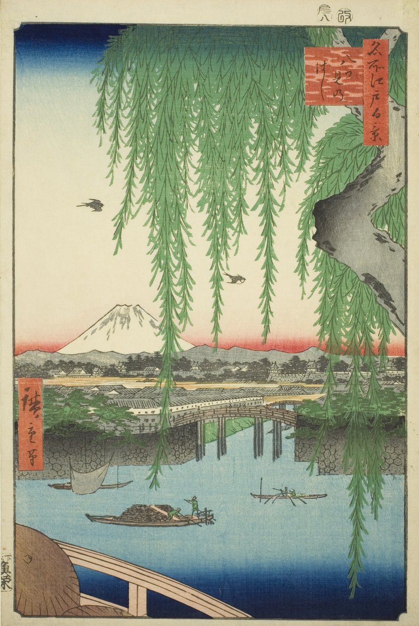 Yatsumi no Hashi, fra serien av Utagawa Hiroshige