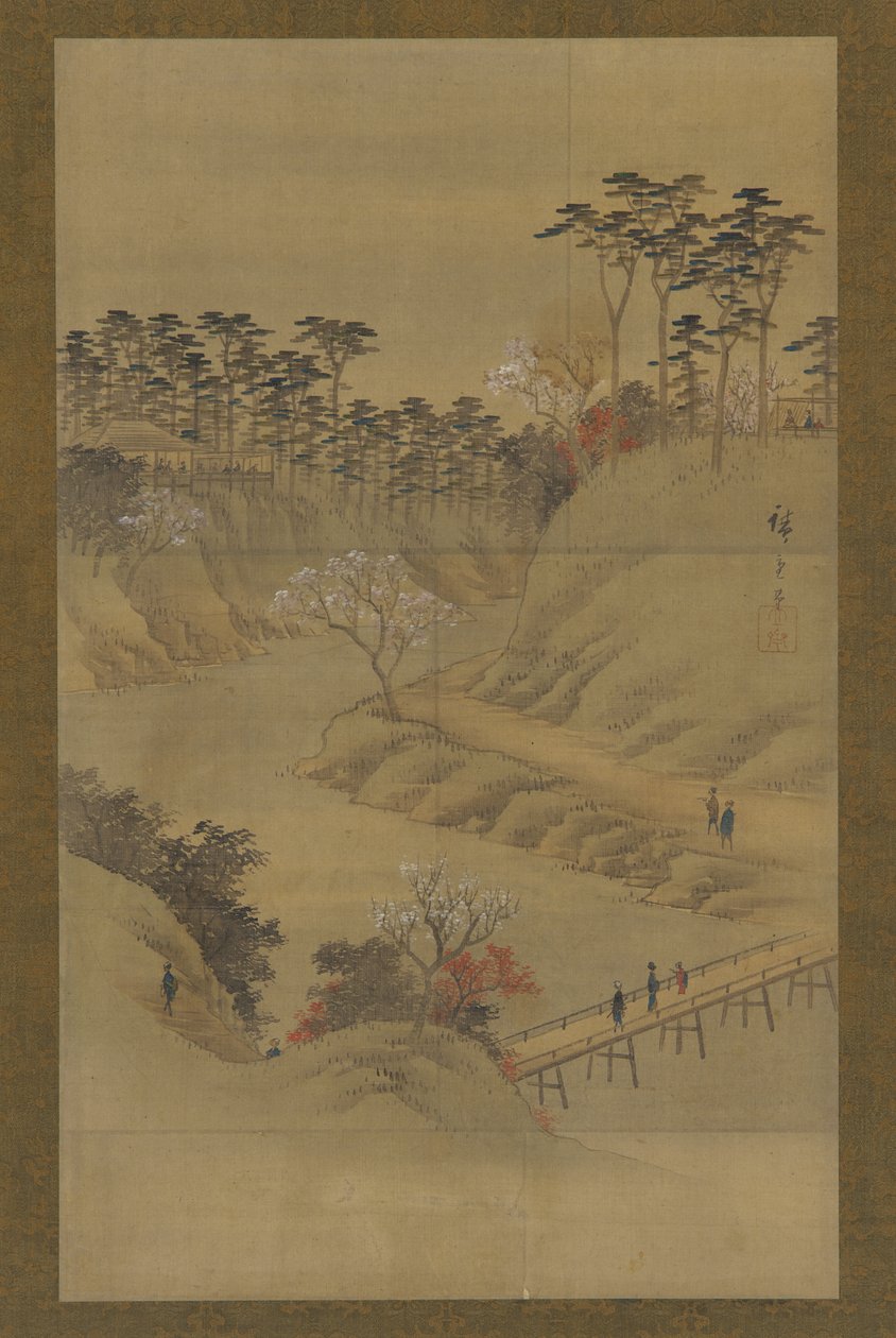 Sommerlandskap, midten av 1800-tallet. av Utagawa Hiroshige II