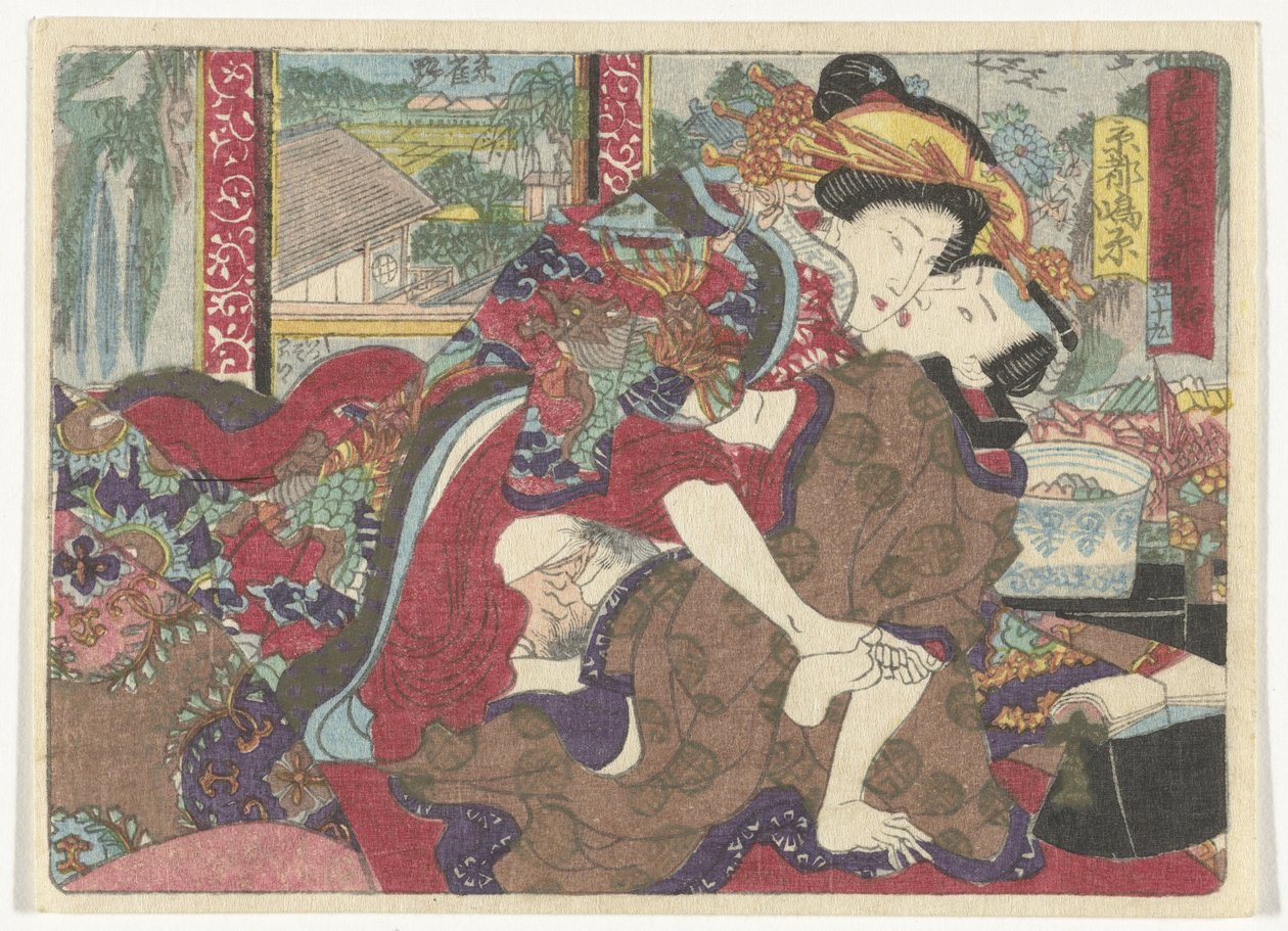 Stoppestedet Kyoto Den erotiske veien til hovedstaden (serietittel) av Utagawa Kunisada (I)