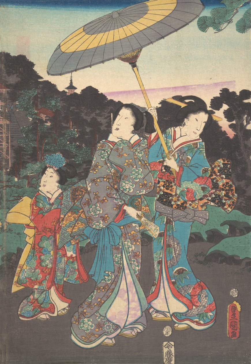 Skrive ut. av Utagawa Kunisada