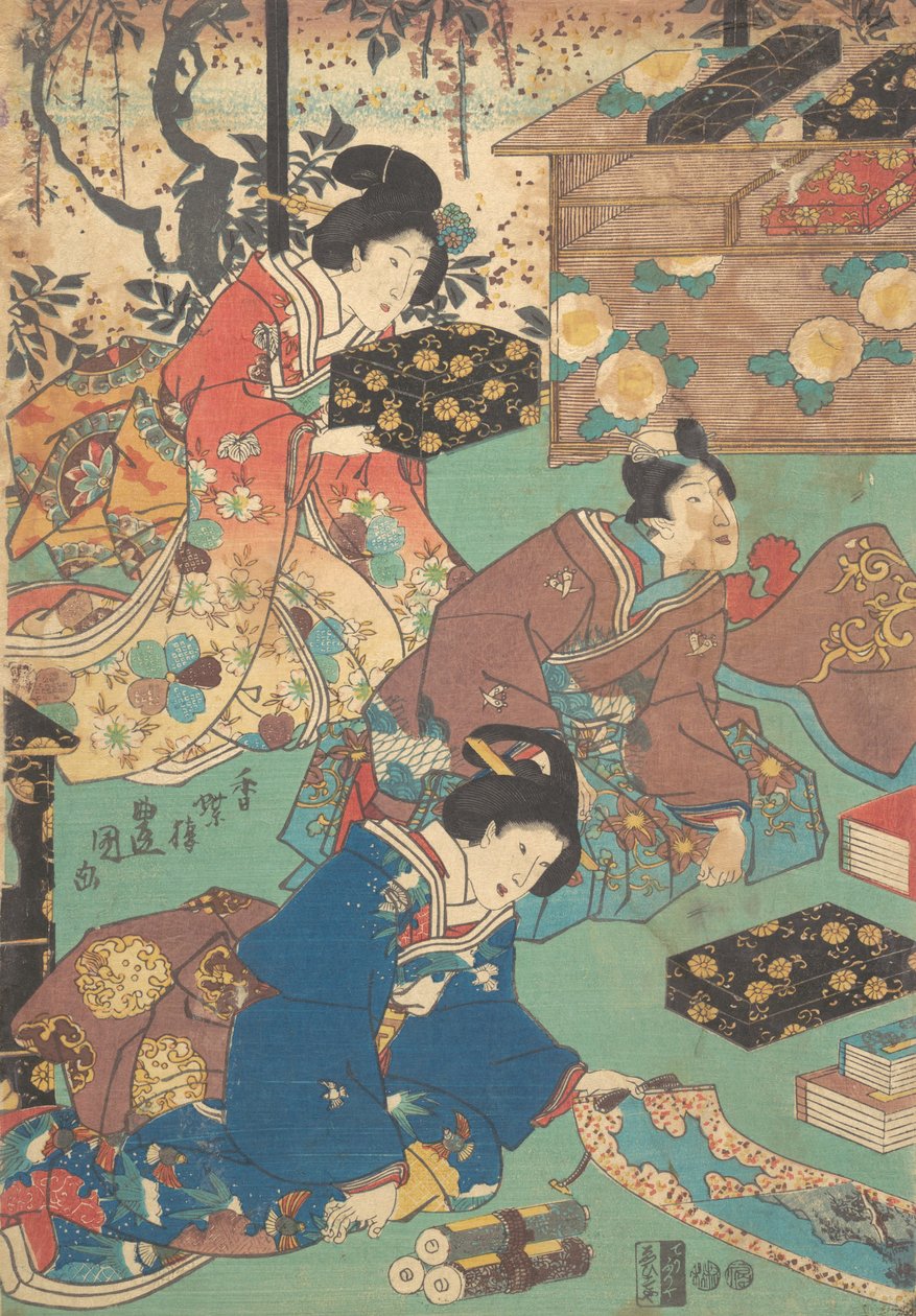 Skrive ut. av Utagawa Kunisada