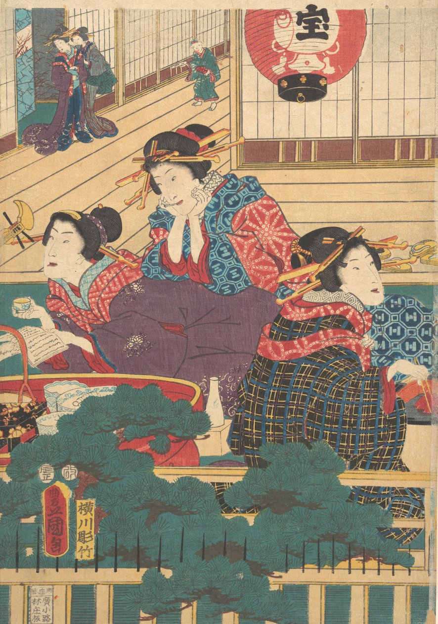 Skrive ut. av Utagawa Kunisada