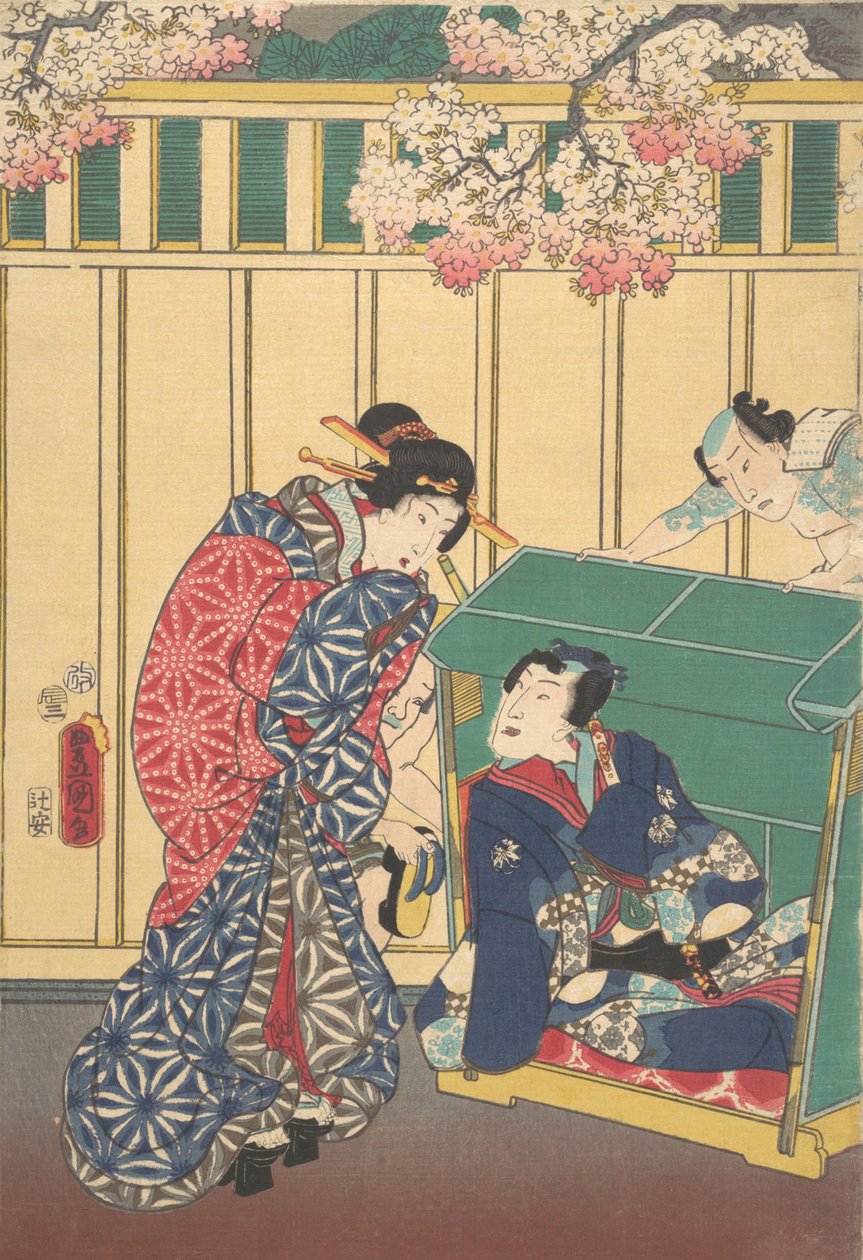 Skrive ut. av Utagawa Kunisada