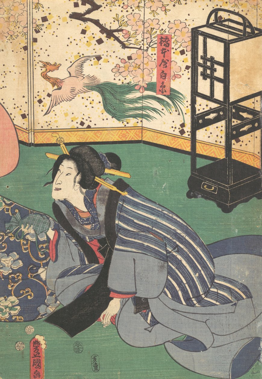 Trykk, 1800-tallet., 1800-tallet. av Utagawa Kunisada