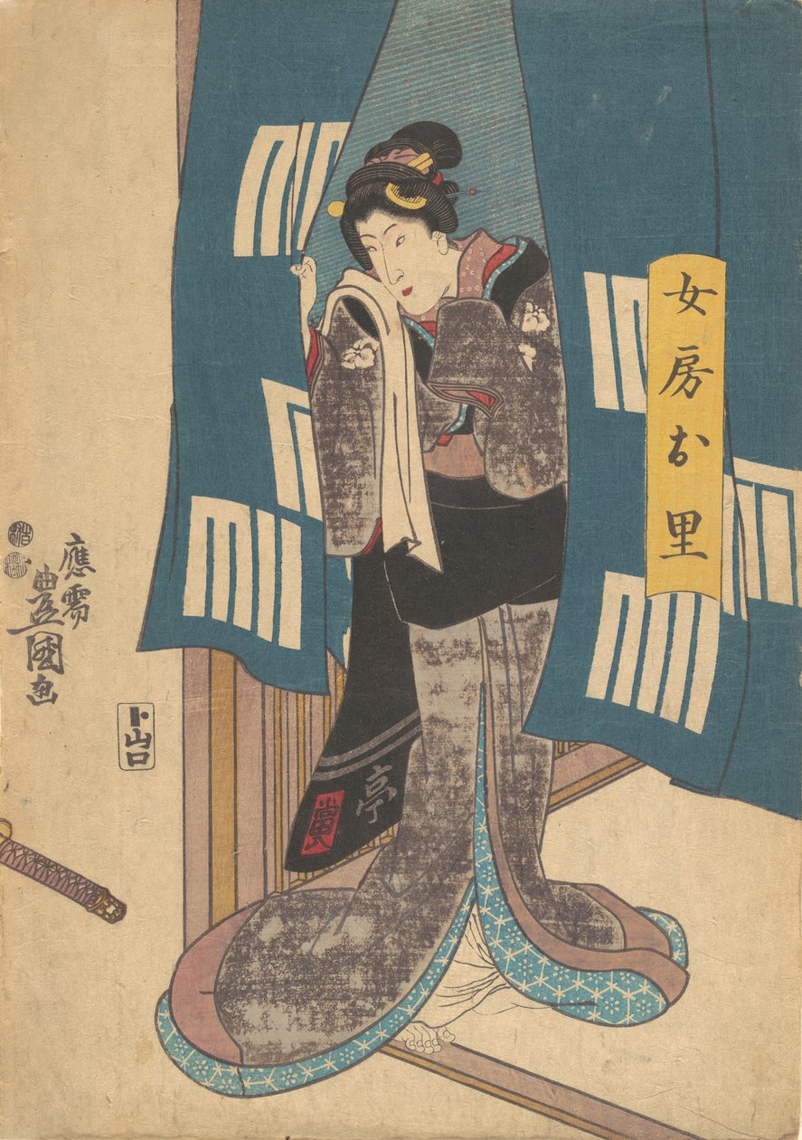 Trykk, 1800-tallet., 1800-tallet. av Utagawa Kunisada