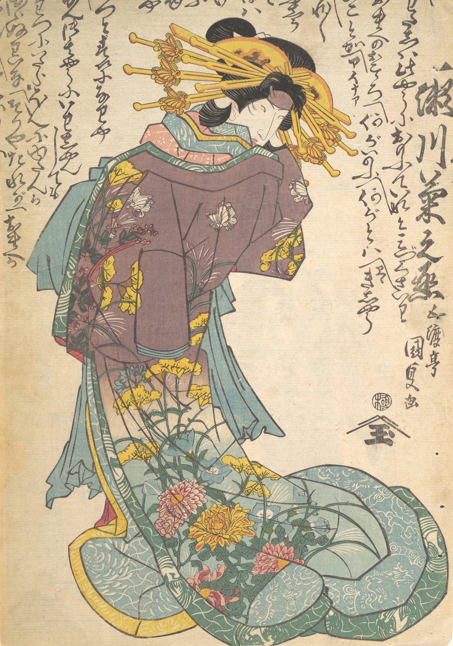 Trykk, 1800-tallet., 1800-tallet. av Utagawa Kunisada