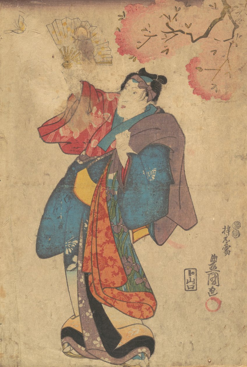Trykk, 1800-tallet., 1800-tallet. av Utagawa Kunisada