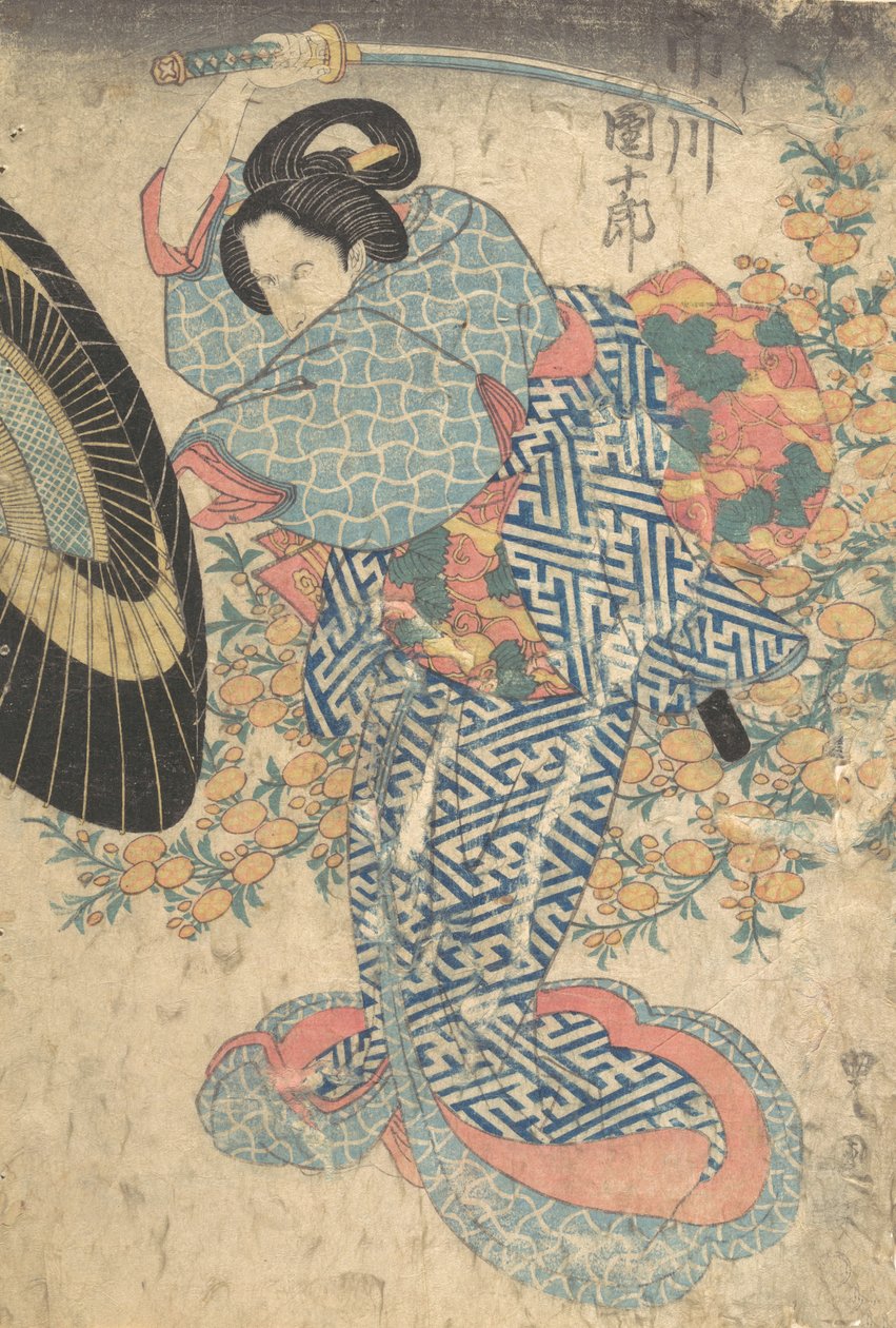 Trykk, 1800-tallet., 1800-tallet. av Utagawa Kunisada