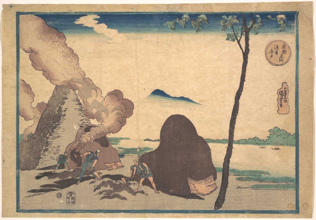 Asakusa Imado av Utagawa Kuniyoshi