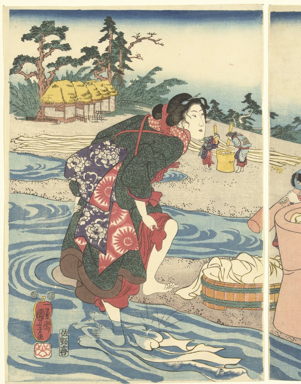 D echo suit til Mari VIE Rin pro Vinci em USA er av Utagawa Kuniyoshi