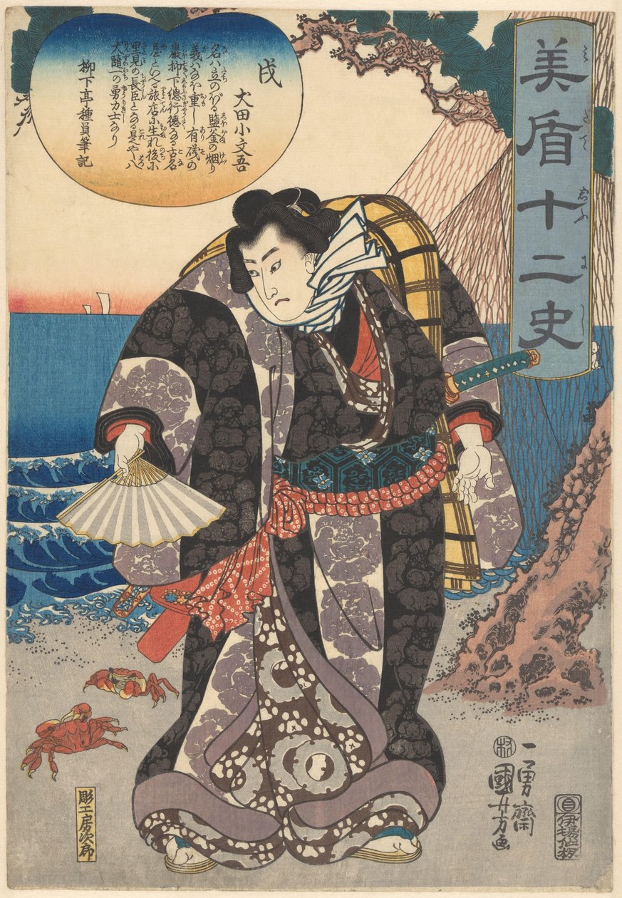 Hund (tittel på objekt) Paralleller med de tolv stjernetegnene (serietittel på objekt) av Utagawa Kuniyoshi