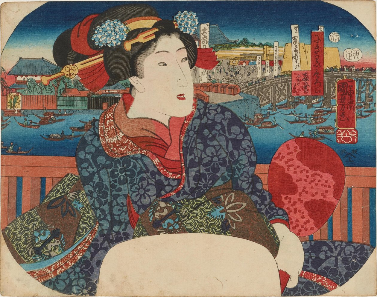Spennende steder av Utagawa Kuniyoshi