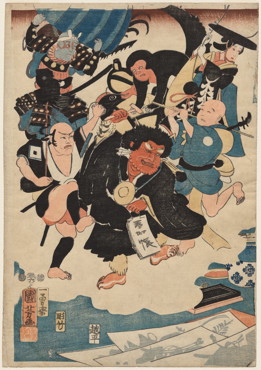 Den merkelige forekomsten av Ukiyo Matahei og hans berømte malerier av Utagawa Kuniyoshi