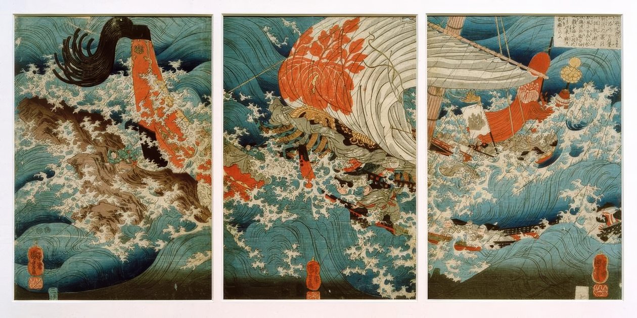 Yojibeis offer av Utagawa Kuniyoshi